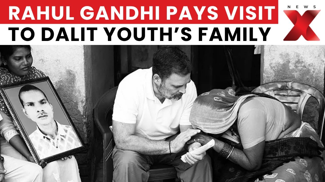 Дело о линчевании в Раебарели: Рахул Ганди встречается с семьёй юноши-далита, убитого в Раебарели...