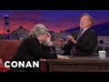 Kathy Bates Teaches Conan How To Act Stoned | CONAN on TBS