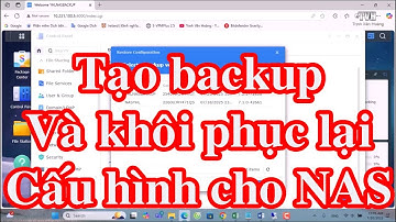 Hướng dẫn tạo backup và khôi phục lai cấu hình cho thiết bị NAS Synology khác #synology #backup