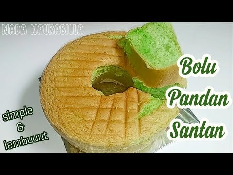 Resep Bolu Pandan Santan yang enak & super lembut // Bolu Panggang telur 4 - YouTube