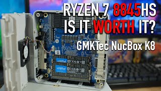 Ryzen 7 8845HS Benchmarks! GMKTec NucBox K8 Mini PC Review: 32GB DDR5, 1TB M.2, AI Stuff