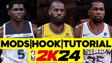 NBA 2K24 HOOK | HOW TO INSTALL MODS | STEP BY STEP TUTORIAL