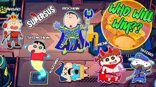 Phantom shinchan used 999 million iq in super sus 😱🔥 | Shinchan playing among us 3d 😂 | funny game