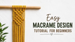 Macrame Design Tutorial | Macrame Design for Beginners | Macrame Design | Macrame Design Class 434