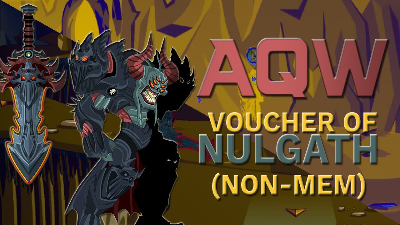 AQW   VOUCHER ITEM   TOTEM OF NULGATH (NON MEM)