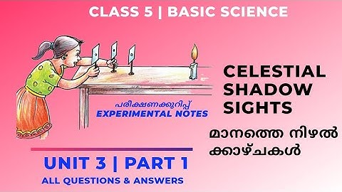 Class 5 | Basic Science | Celestial Shadow Sights | മാനത്തെ നിഴൽക്കാഴ്ചകൾ | Unit 3 - Part 1
