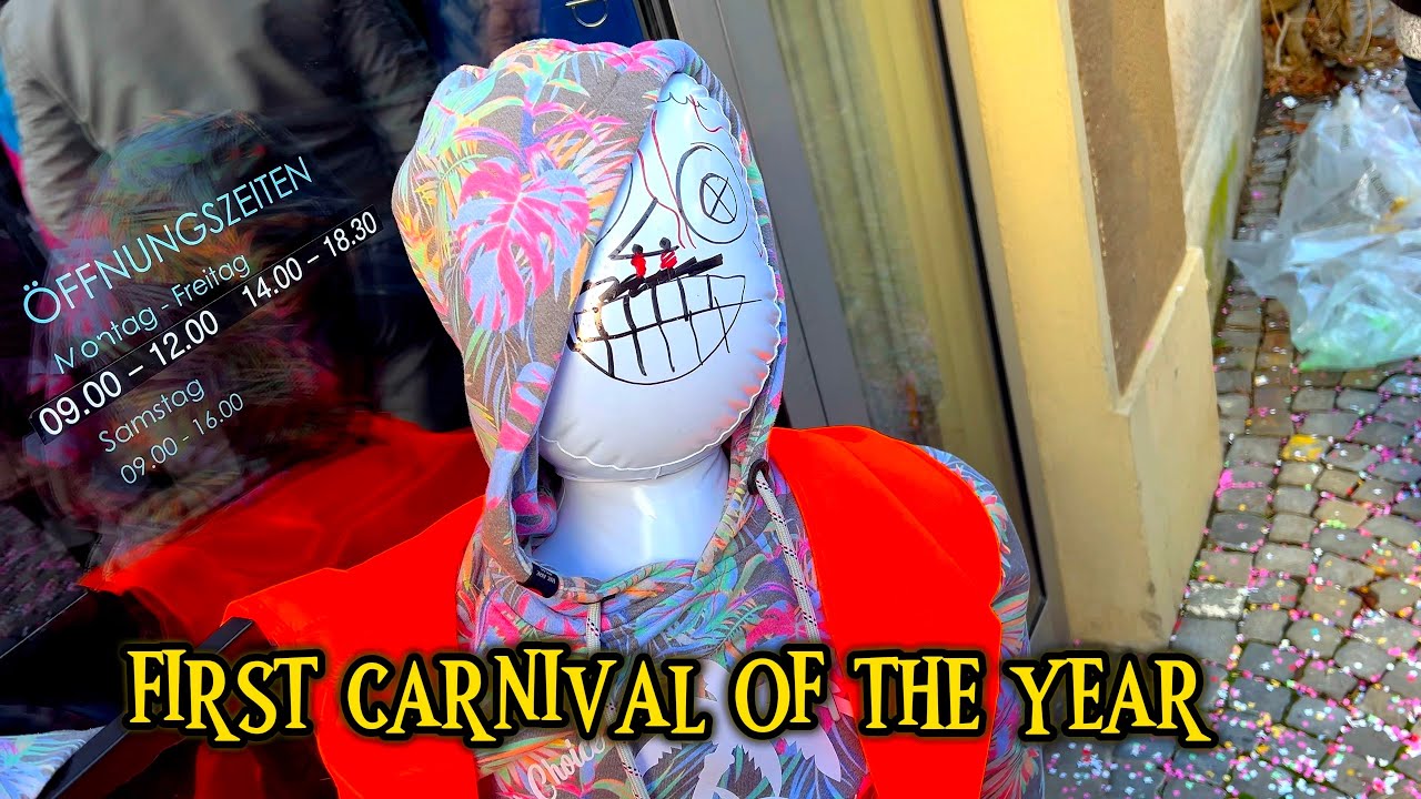 First Carnival of the year | Büre Nöijohr 2024 | Switzerland