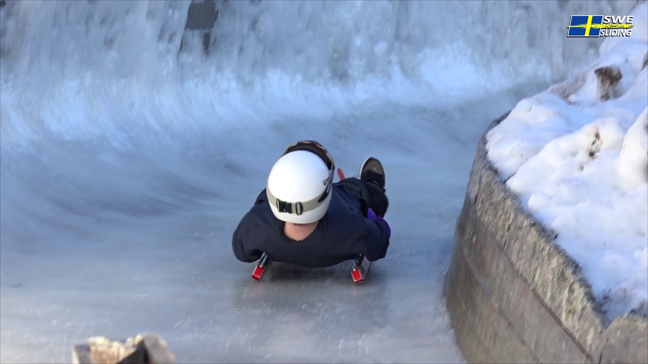 Fart, spänning och skoj i Hammarstrands rodelbana