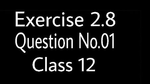 Exercise 2.8 Question No.1(part 1) Maclaurin Series Class 12 Mathematics