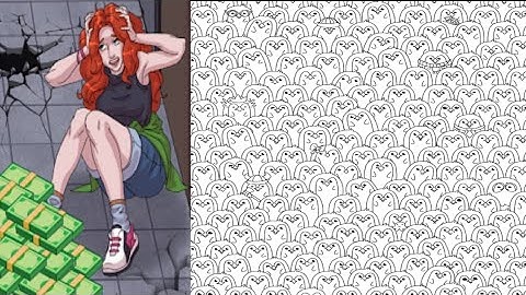 Annoying Brain Puzzle Level 2 |Find All Penguins| Walkthrough Solution