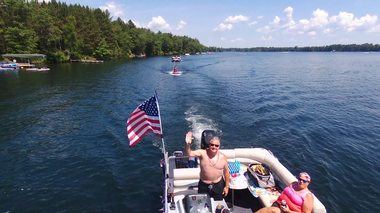 Lac Du Flambeau Boat Parade 4th Of July 2020 YouTube