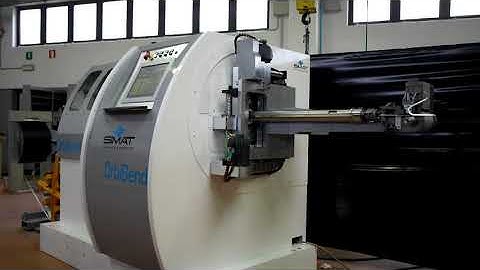 Orbibend – Mandrelless tube bender equipped with mobile orbital cut (Patented by SIMAT)