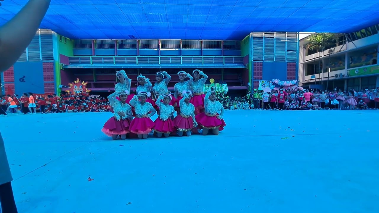 การแสดงกีฬาสี อนุบาลปทุมธานี 13 ม.ค.2566 สีชมพู