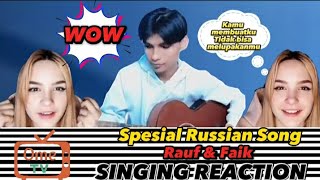 Spesial Russia Song Rauf &  Faik | SINGING REACTION | OMETV INTERNASIONAL #ometv #ometvinternasional