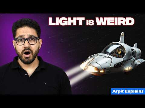 What will happen if we turn on the headlights at light speed? | Arpit Explains