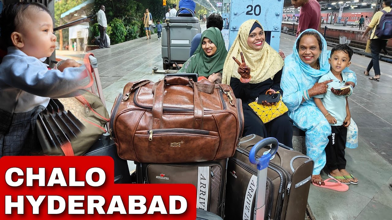 Mumbai To Hyderabad | ❤️Riyaz ki Shadi ❤️ Mr.sar_faraz Vlog📸