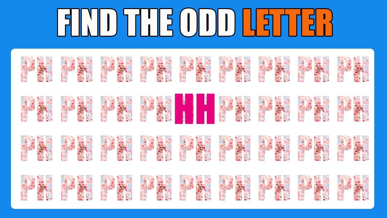 Find the ODD One Out in 10 seconds - Number & Letter Edition! 💥 Emoji ...