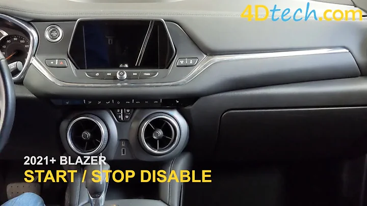 Chevy Blazer DISABLE Auto Start/Stop Feature - Turn ON and OFF permanently! [2020-2025]