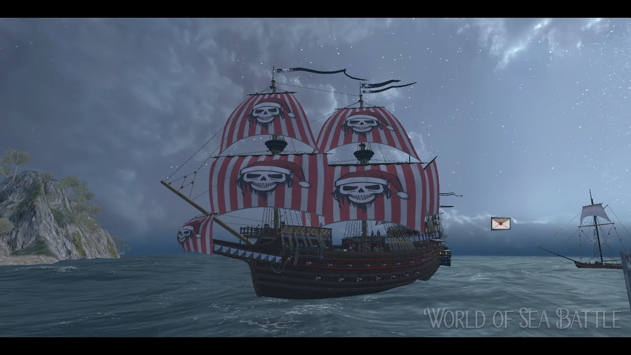 World Of Sea Battle! Арена. San Martin на адмиралках!