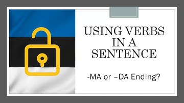 Learn Estonian - Verb Infinitives Explained