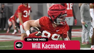 Ohio State's Will Kacmarek on where he looks to improve in Year 2 with the Buckeyes