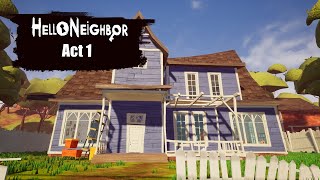 Hello Neighbor Act 1 Walkthrough
