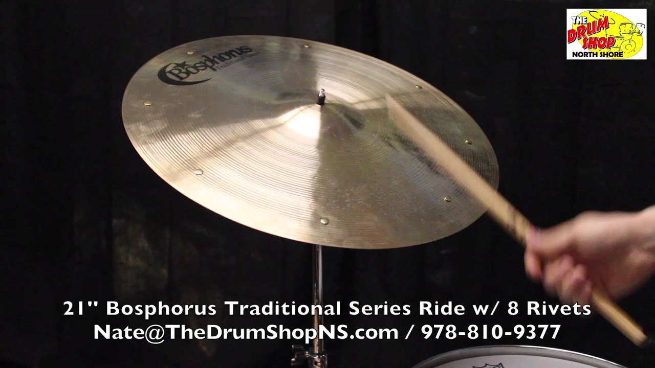 Bosphorus Traditional Series Ride w/ 8 Rivets 21'' The Drum Shop