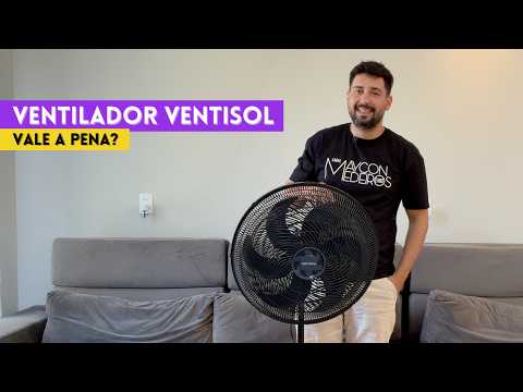 Ventilador de coluna 6 pás Turbo Ventisol - Vale a pena?