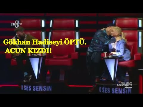 Gökhan hadiseyi ÖPTÜ. ACUN ' Devam ederseniz kanalım kapanıcak ' dedi.