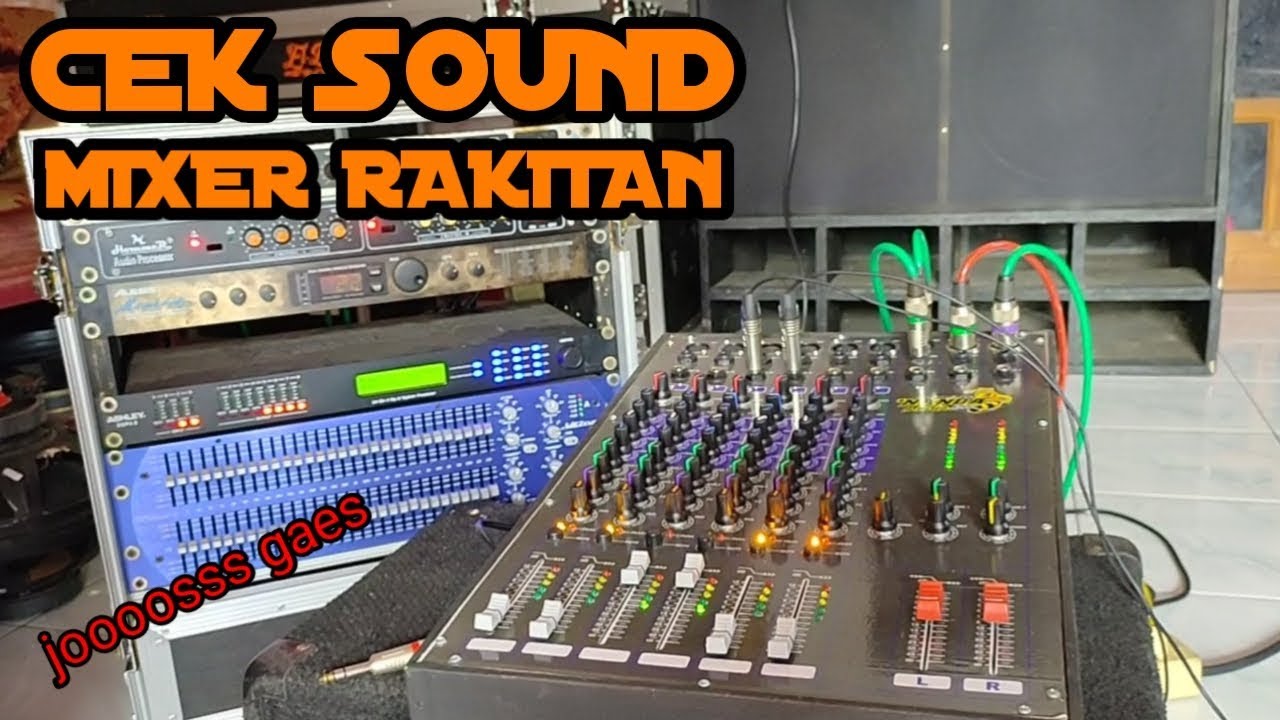 MIXER RAKITAN. cek sound dan riview. YouTube