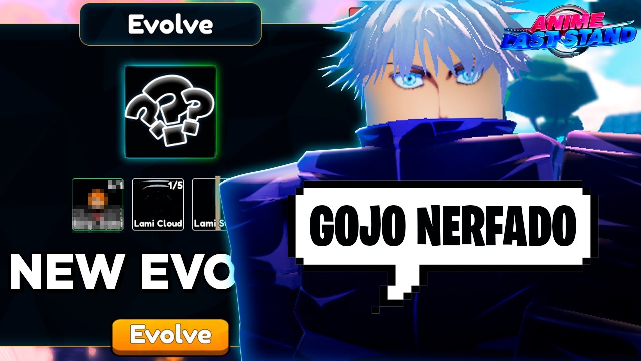 [2 NEW CODE] MINI-UPDATE! NOVO EVOLVE e GOJO EVO NERFADO KKKK - YouTube