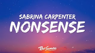 Sabrina Carpenter - Nonsense (Lyrics)