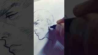 How to Ink and Shade Realistic Manga Face