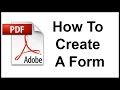 Creating a Fillable Form from Scratch Using Adobe Acrobat