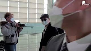 BTS at airport Nov 2021 (they have arrived safe and sound)