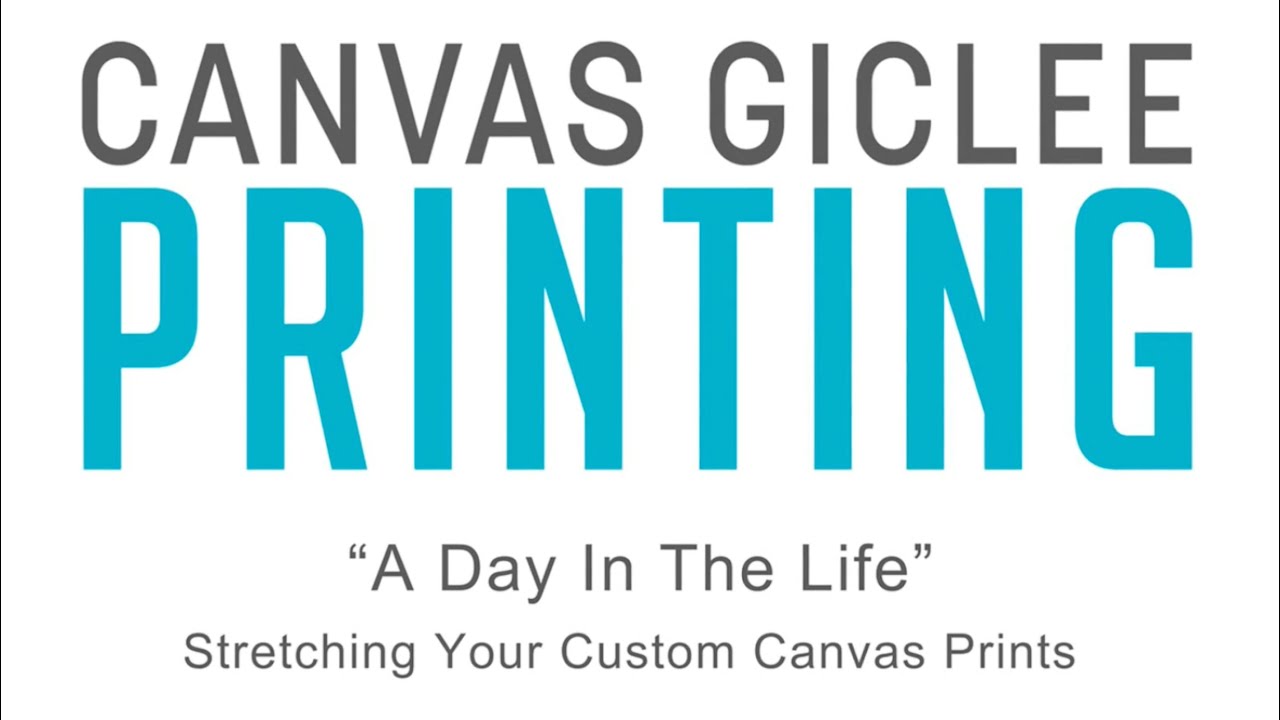 how we create canvas giclees