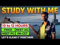 12 HOUR STUDY WITH ME | DAILY | MAY 14|FMGE |NEET UG |NEET PG| INI-CET |UPSC CMS|