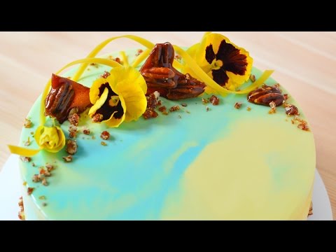 Зеркальная глазурь БЕЗ шоколада и сгущенки  Mirror glaze without chocolate