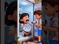 妹妹的舌头沾到了冰块上#搞笑动漫片段 #cute  #二元次 #animation #cartoon #funny #幼兒睡前故事