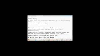 Types of Variables | Part B | Instance Variable