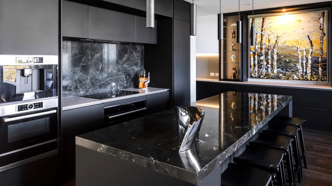 71 Matte Black Kitchens, Interior Design Ideas YouTube