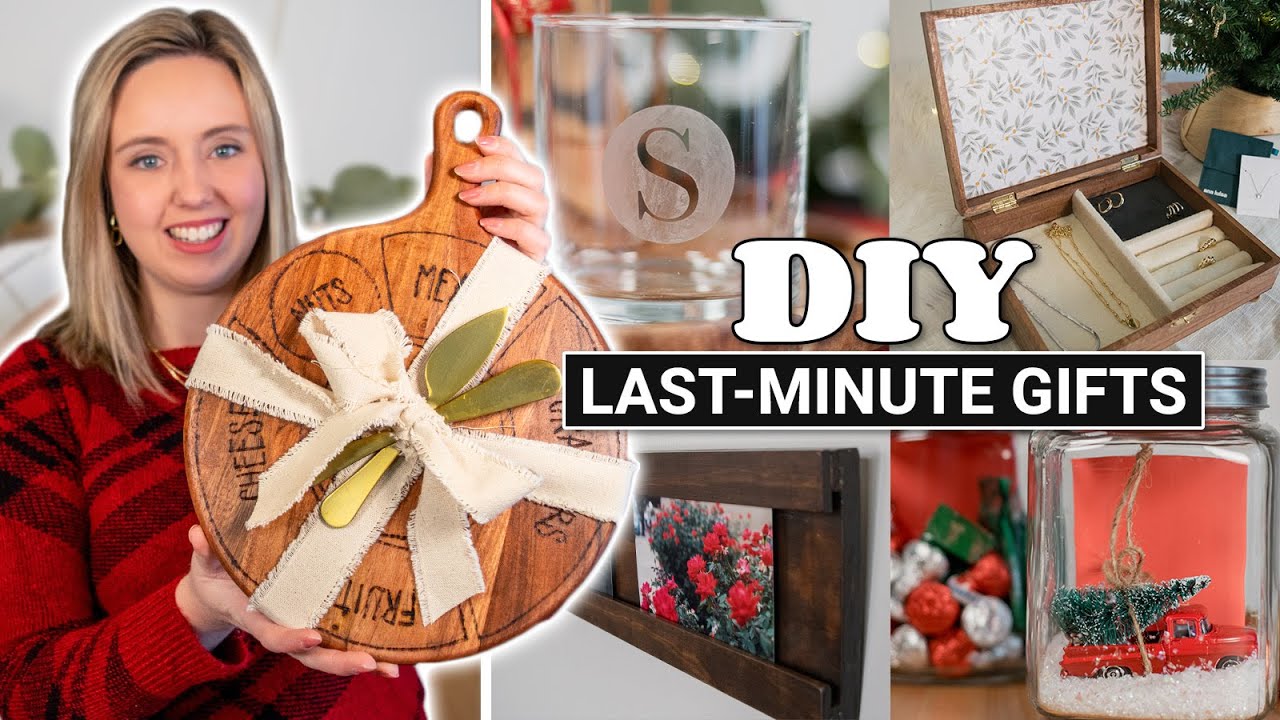16 Last Minute Easy DIY Gifts  Diy gifts, Diy christmas gifts, Easy diy  gifts
