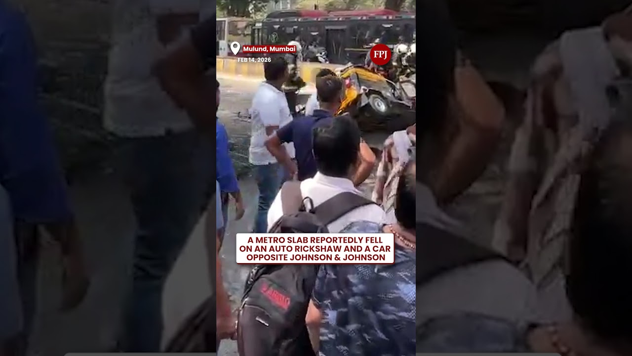 Mumbai: Metro Slab Collapse in Mulund West Leaves Two Hurt