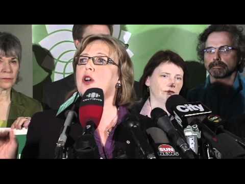 Elizabeth May's Platform Release Speech