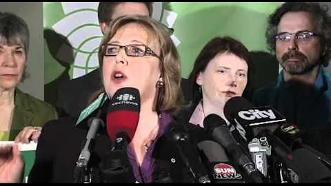 Elizabeth May's Platform Release Speech