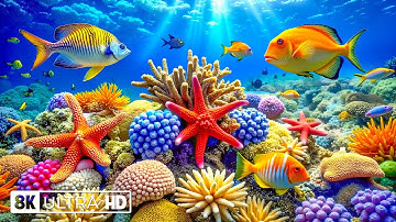 Soothing 8K Aquarium Video – Peaceful Ocean Fish 🐟 Relaxing Background Music for Sleep & Calm