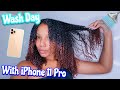 I Filmed My Wash Day Routine on My Iphone 11 Pro And.... 👀