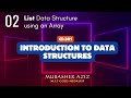 CS301 | Data Structure | DSA | List Data Structure | List using Array | List Operations | Urdu Hindi