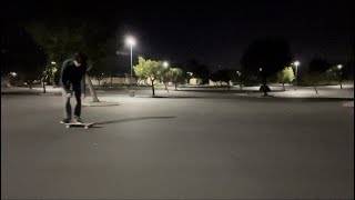 Night flat ground session