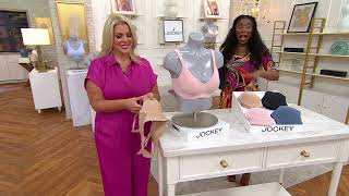 Jockey Cooling Cotton Full Coverage Lined Wirefree Bra on QVC